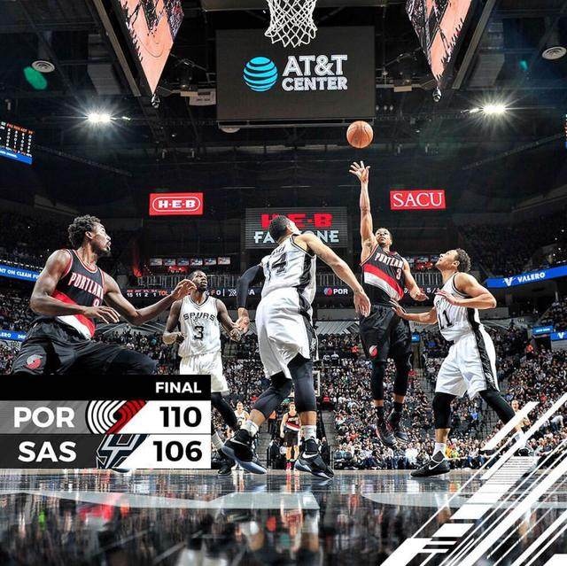 开拓者击败老鹰，麦科勒姆砍下26分